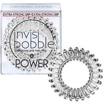 Резинка браслет для волос прозрачная Invisibobble POWER Crystal Clear 3 шт 332848677 - фото 4555