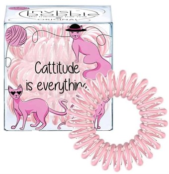 Invisibobble ORIGINAL Cattitude Is Everything! - резинка для волос пудровый (3 шт.) 332862617 - фото 4595