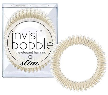 Invisibobble SLIM Stay Gold - утонченная резинка для волос золотистый (3 шт.) 332862724 - фото 4610