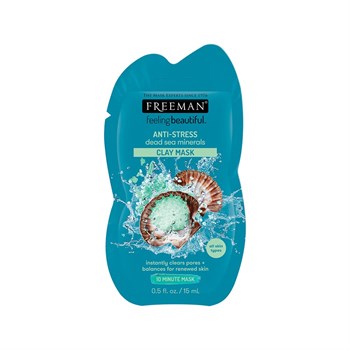 Маска глиняная с минералами Мертвого моря для лица Антистресс Freeman Dead Sea Minerals Anti-Stress Clay Mask 15 мл 336746239 - фото 4969