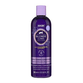 Оттеночный фиолетовый кондиционер для светлых волос Hask Blonde Care Purple Conditioner 355 мл 2574 - фото 6338