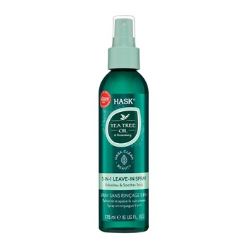 Несмываемый спрей  с  маслом чайного дерева и розмарином Hask Tea Tree Oil & Rosemary Invigorating Leave-In Spray 175 мл 2578 - фото 6343