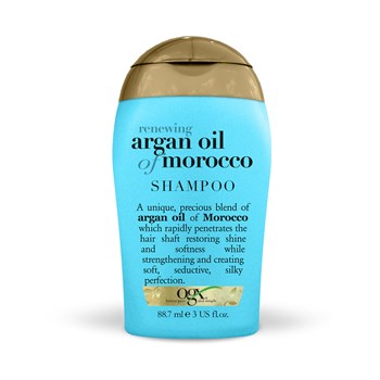 Шампунь для восстановления волос с экстрактом Арганы тревел OGX Travel Renewing  Argan Oil Of Morocco Shampoo 88 мл 2603 - фото 6369