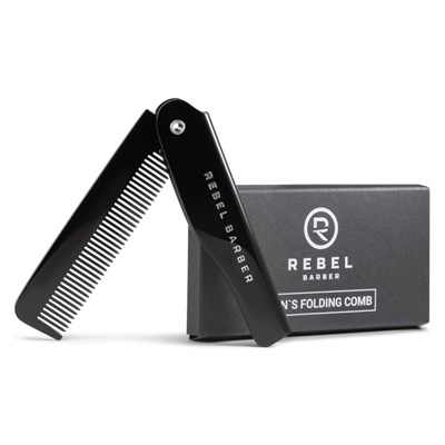 Расческа для бороды REBEL BARBER Folding Beard Comb 2673 - фото 6544