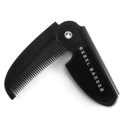 Расческа для усов Rebel Barber Folding Moustache Comb 2674 - фото 6545