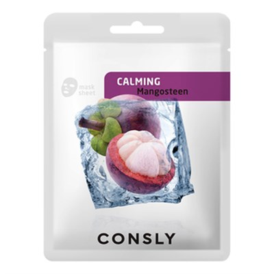 Consly Маска тканевая с экстрактом мангостина Mangosteen calming mask pack,20 мл 2776 - фото 6659