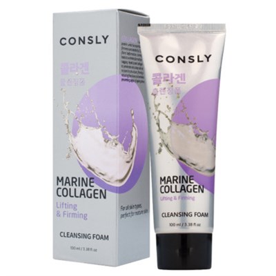 Consly Пенка для умывания  кремовая укрепляющая с коллагеном Marine collagen lifting 100 мл 2781 - фото 6669