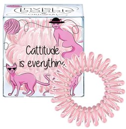 Invisibobble ORIGINAL Cattitude Is Everything! - резинка для волос пудровый (3 шт.) 332862617