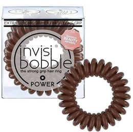 Резинка для волос коричневая Invisibobble POWER Pretzel Brown 3 шт