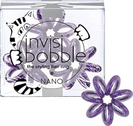 Invisibobble NANO Meow Ciao - мини-резинка для волос мерцающий фиолетовый (3 шт.) 332862665