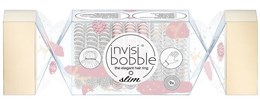 Invisibobble SLIM Trio Cracker That’s Crackin’- резинка для волос прозрачный/розовый/серебряный (3 шт.)
