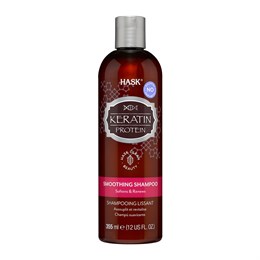 Шампунь для придания гладкости волосам с протеином Кератина Hask Keratin Protein Smoothing Shampoo 355 мл