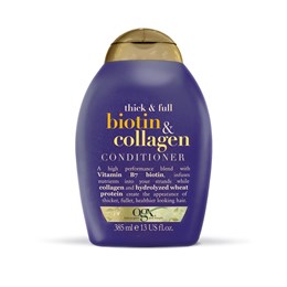 Кондиционер для лишенных объема и тонких волос с биотином и коллагеном OGX Thick And Full Biotin And Collagen Conditioner 385 мл