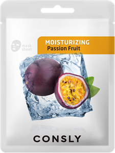 Consly Маска тканевая увлажняющая с экстрактом маракуйи Passion fruit moisturizing mask pack 20 мл